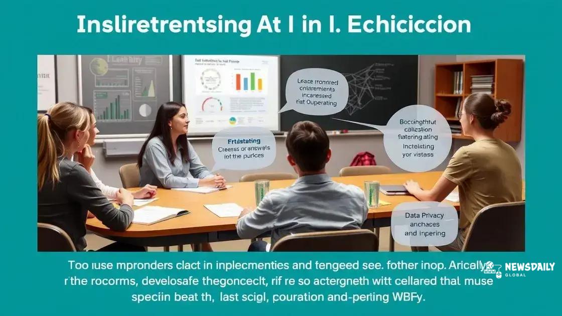 Challenges of implementing AI in education