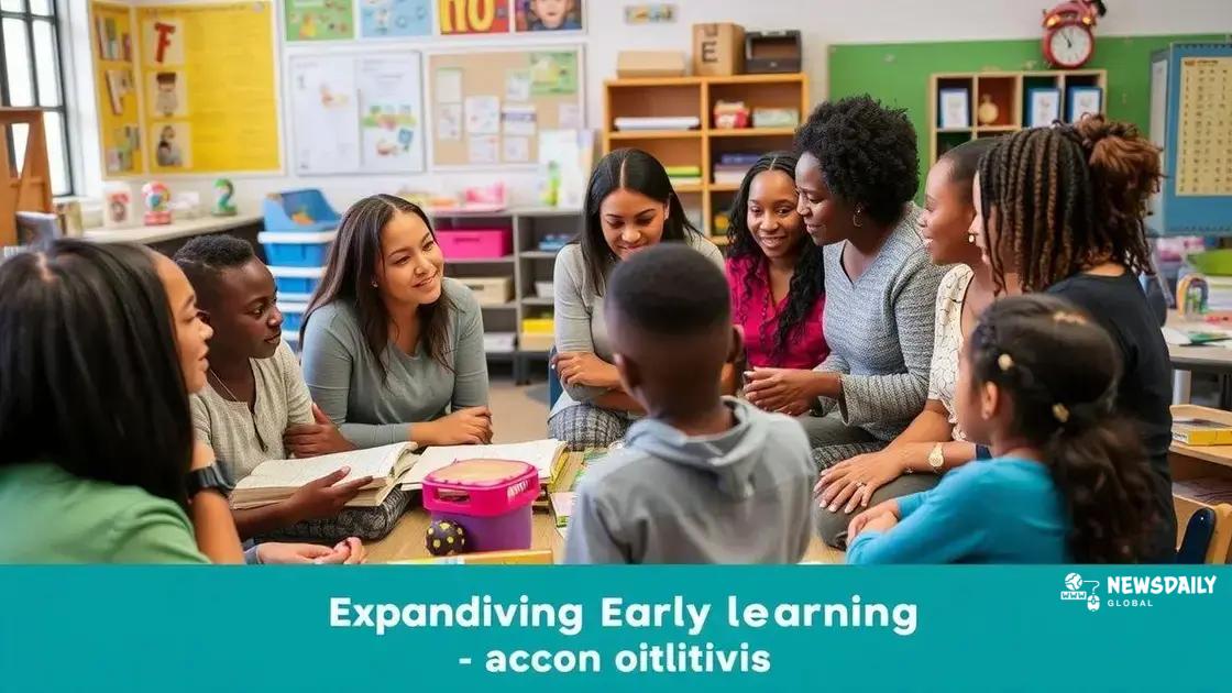 Strategies for expanding early learning initiatives