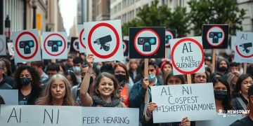 Protests over AI in surveillance spark global debate