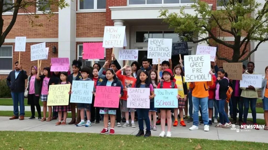 Court cases over school protest crackdowns raise concerns