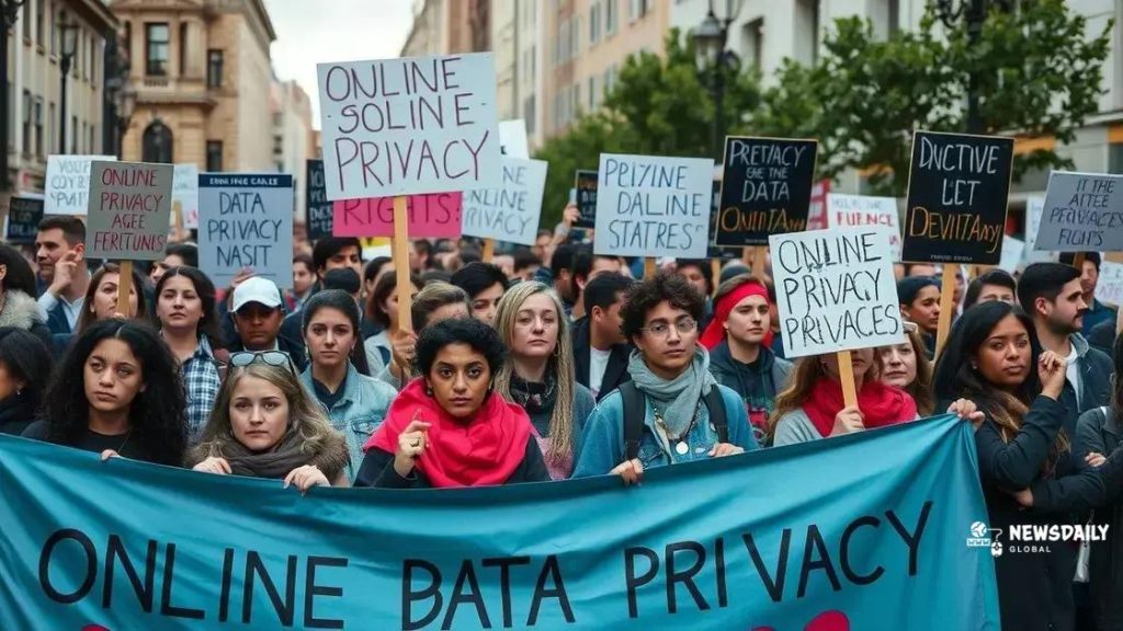 Protests defending online data privacy: an urgent movement
