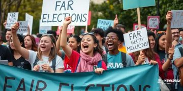 Youth rallies for fair elections: a call for change