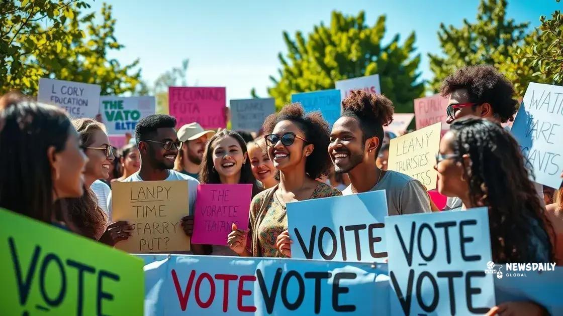 Key issues driving the youth vote