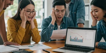 Students reviewing federal loan repayment options
