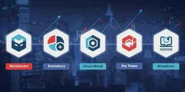 Comparison matrix of five leading US brokerage accounts for 2025, highlighting key features and fees.