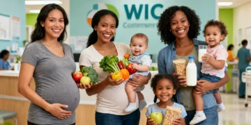 Diverse families benefiting from updated WIC food packages